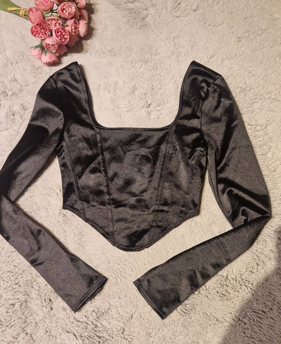 Top tip corset, nou, H&M, mărimea XS