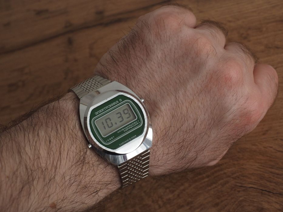 Ceas sovietic Elektronika 5, stare foarte bună, URSS, retro