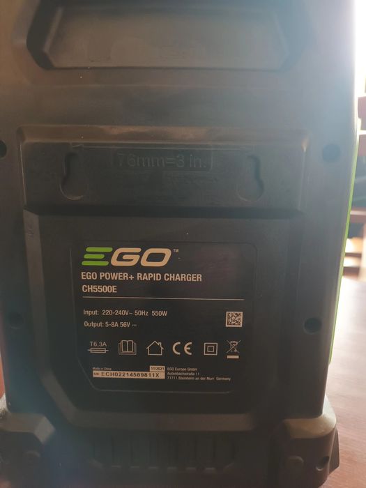 Бързо зарядно EGO в гаранция!