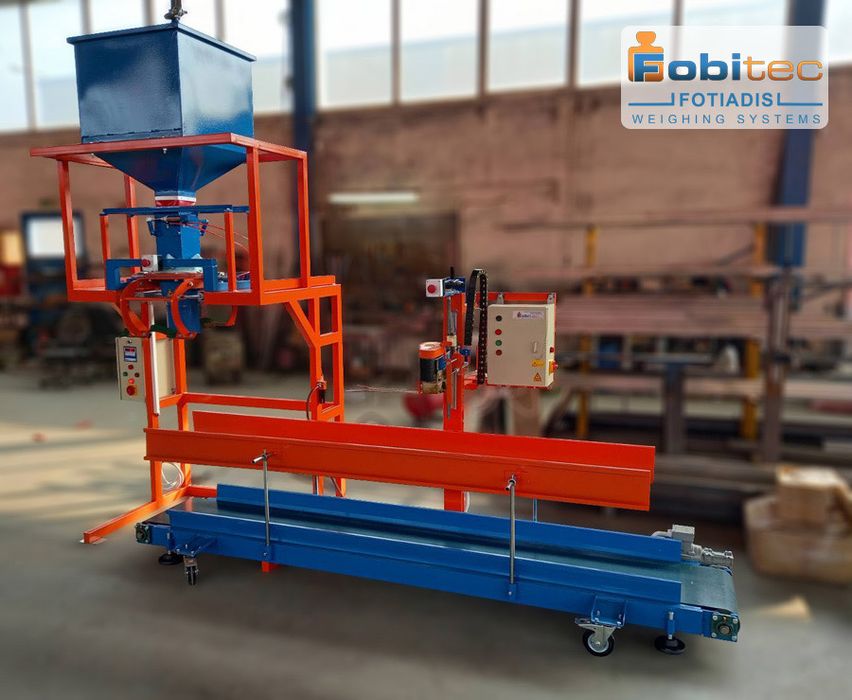Echipament  de cantarire ambalare  la saci 10-50 kg