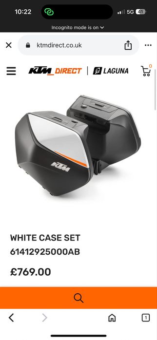 Куфари за мотор дисаги KTM 1290