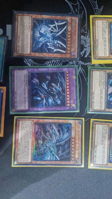 Yugioh Blue-Eyes cards