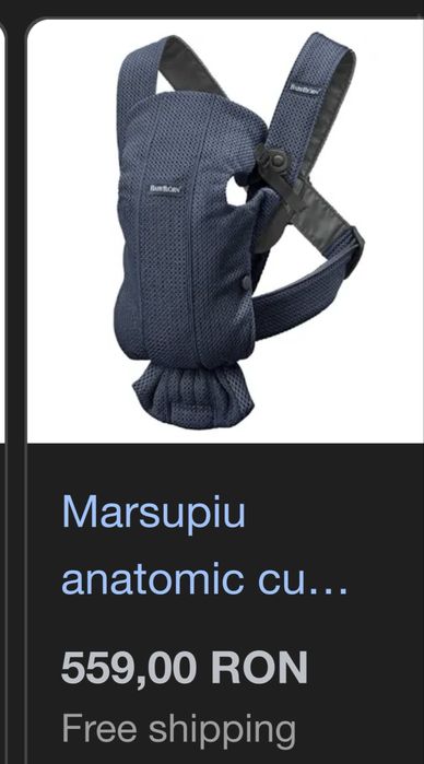 Marsupiu Baby Bjorn