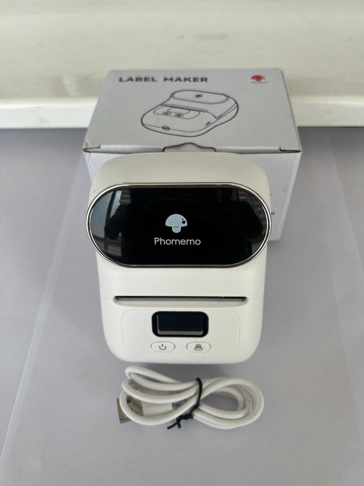 Imprimanta Termica pt Etichete cu Aplicatie si Rola Inclusa 40 x 30 mm