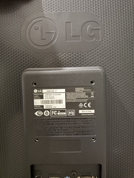LG монитор - 23" Class Full HD IPS LED