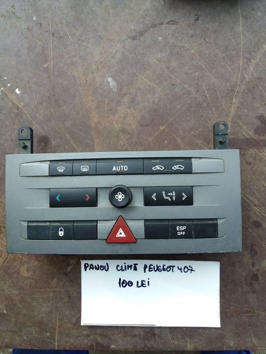 Panou clima,rezistenta,calorifer Peugeot 407