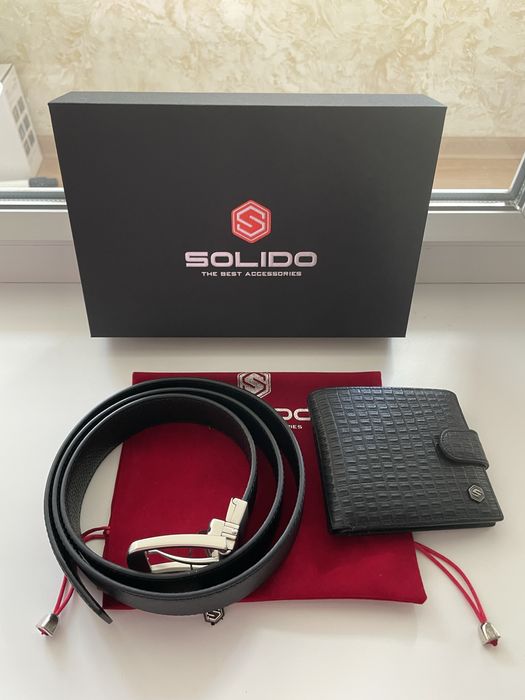 Набор портмоне и ремень