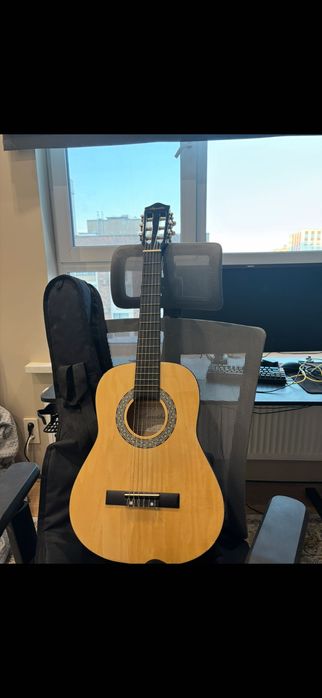 гитара классическая Agnetha APS-E180 бежевый (чехол в подарок)