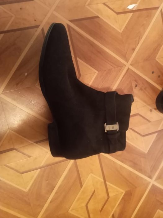 Ботинки новые, замшевые