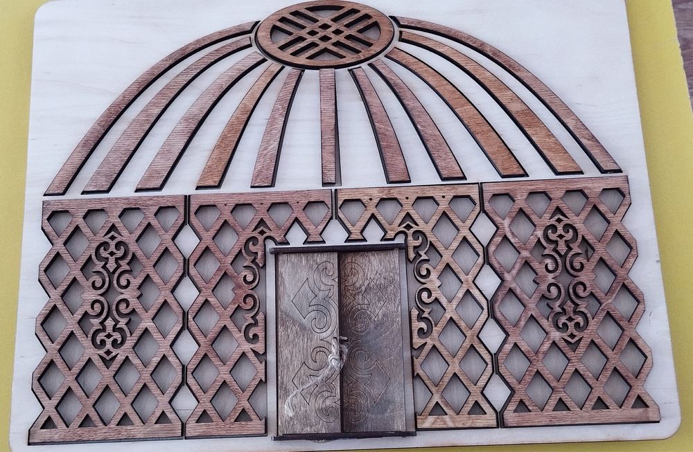 Развивашка Ұлттық ойын қазақ үйді құрастыр