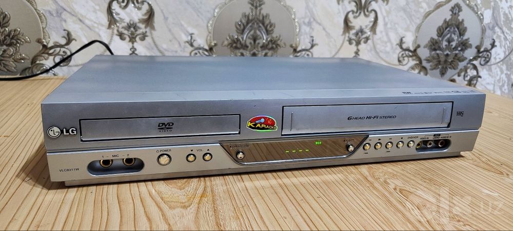 LG 6 галовкали  видеомагнитофон