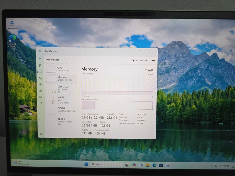 HP Elitebook 6 G1i Intel Ultra 7 265H 32GB RAM 1TB SSD Arc 140T 16GB