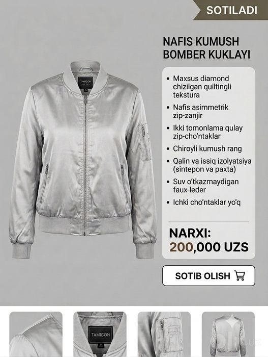 Kuzgi va bahorgi kurtka