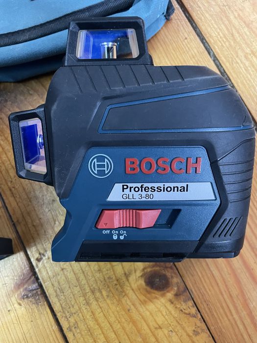 BOSCH GLL 3-80 nivela laser 360 grade lumina rosie