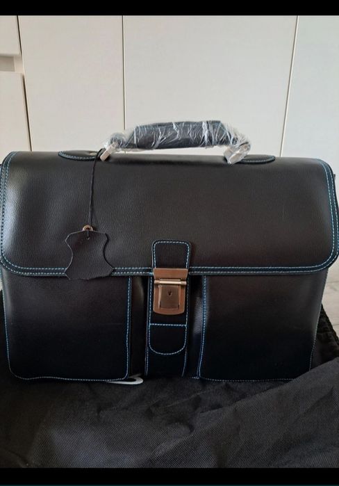 Geanta de piele barbat