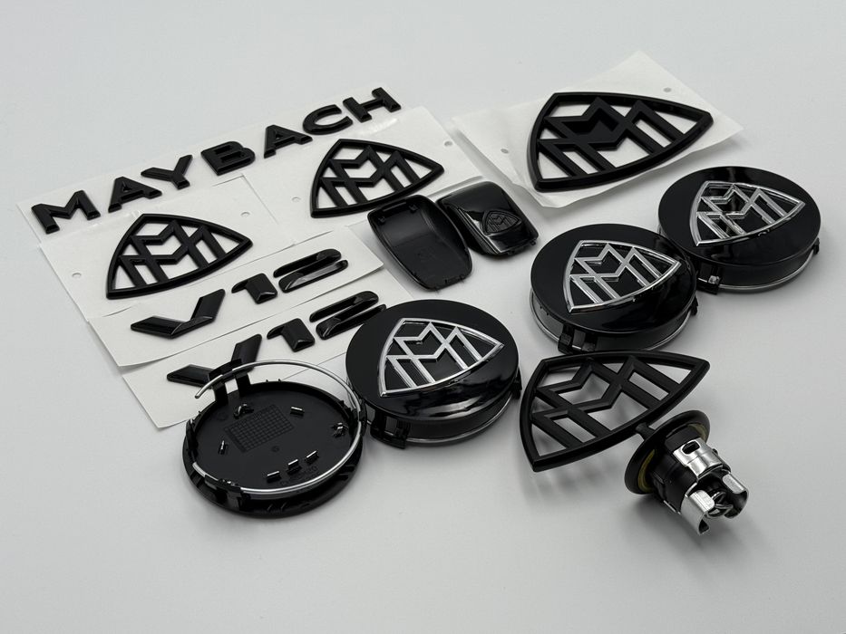 Set Embleme Compatibile Mercedes MAYBACH negru