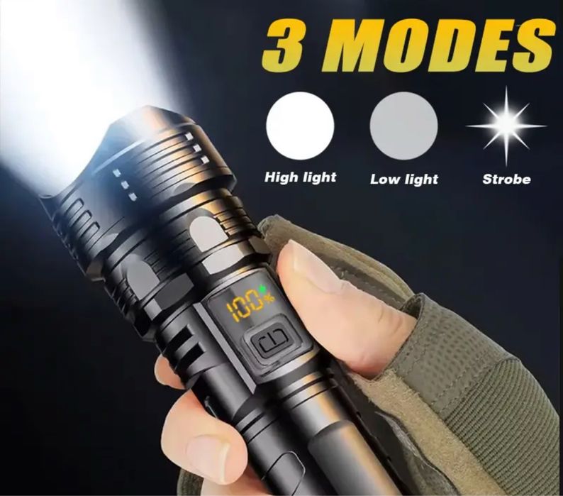 Лед фенер 3 режима