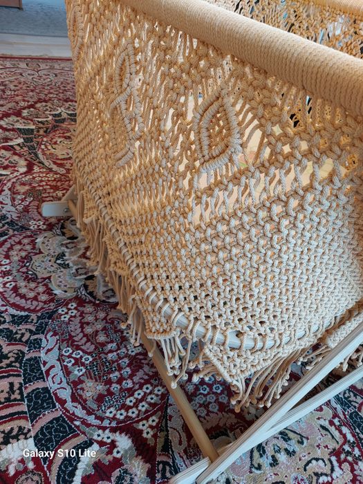 Колыбель-люлька по технике макраме