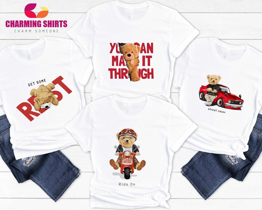 Тениски с мече Teddy Bear. Размери от XXS-5XL