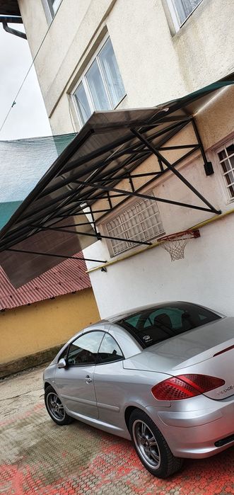 Copertina / marchiza metalică pentru balcon/terasa  700/400m