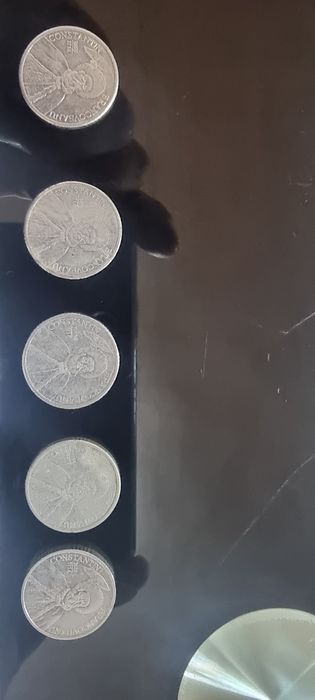 Monede vechi de 500, 1000 si 5000 lei