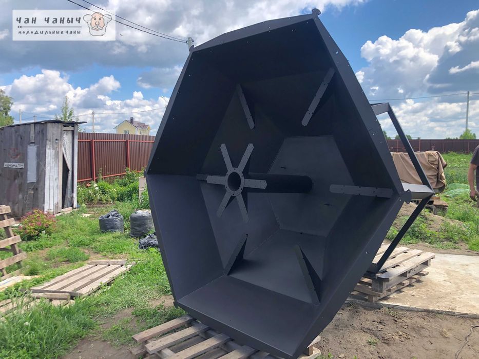 Чаша большого чана с колосниковой печью под отделку