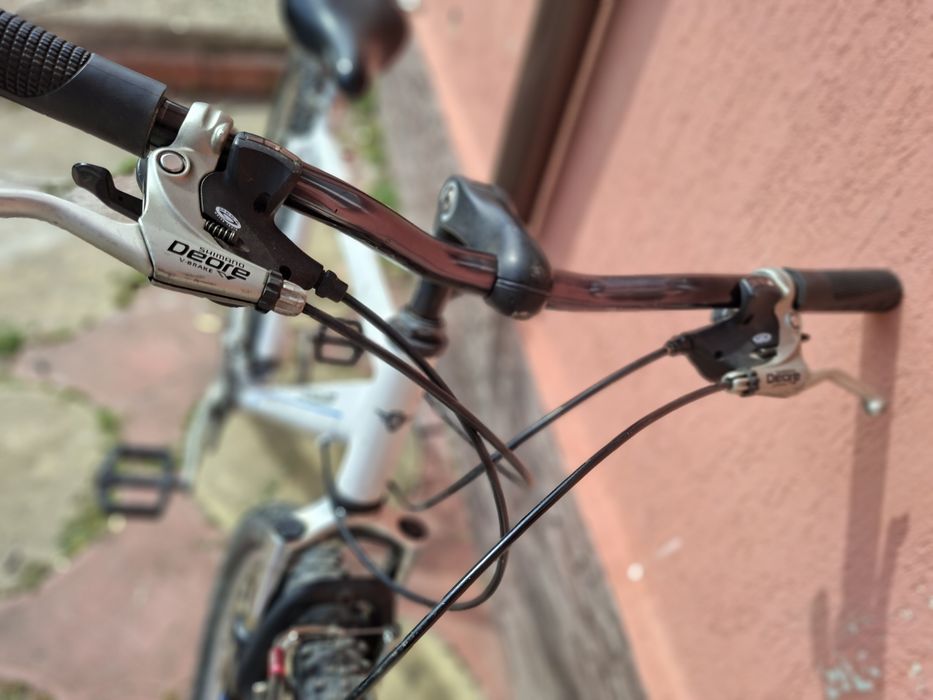 Bicicleta 29 Alb shimano deore full usoara