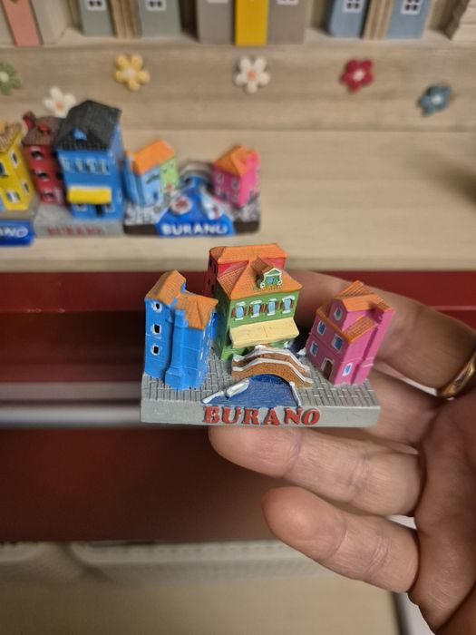 Casute miniatura, Burano(Venetia)-5buc