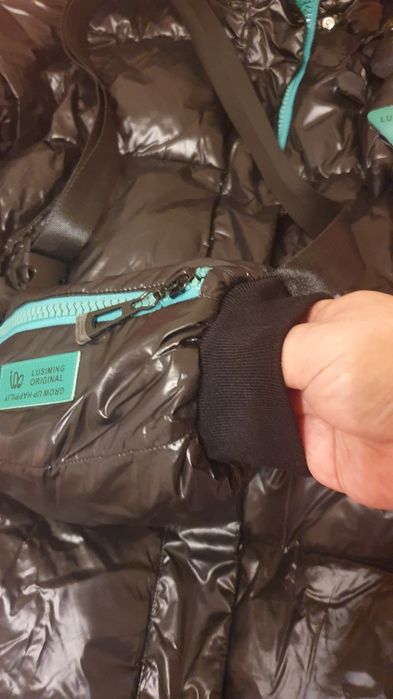 Зима пуховик теплый на девочку 10- 11 лет