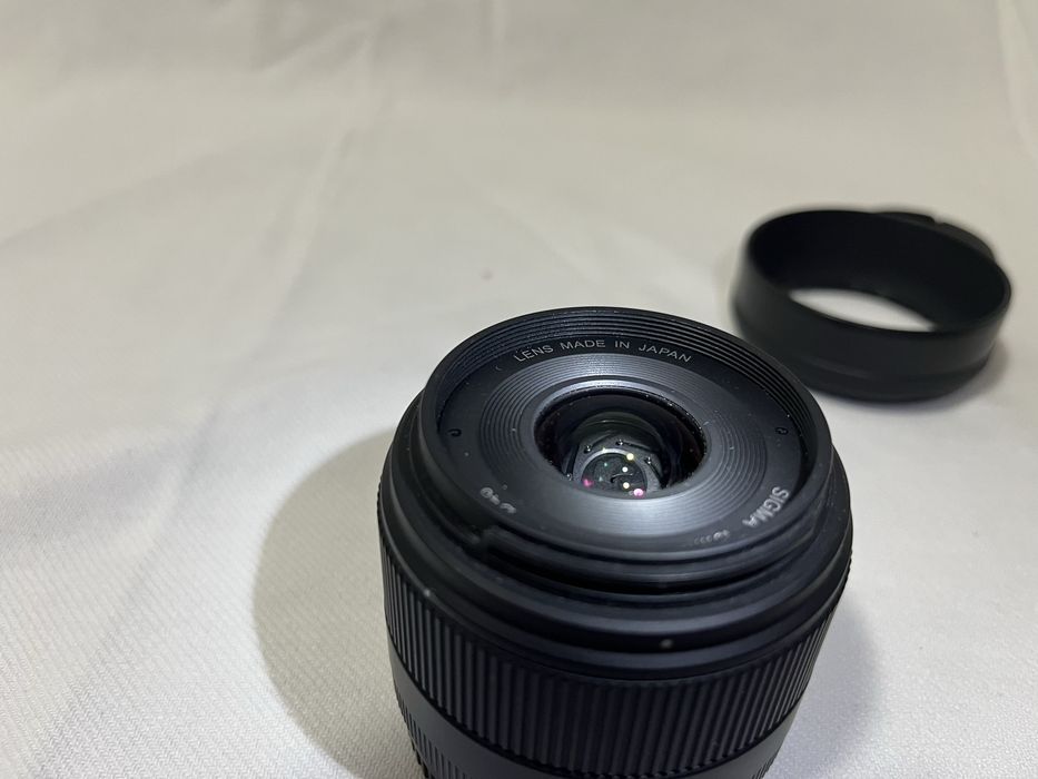 Obiectiv Sigma 19mm f2.8 EX DN  Impecabil