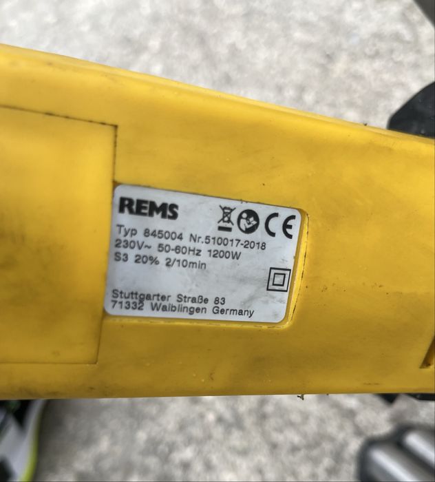 Masina de taiat / debitat tevi Rems Due Cento pana la 225mm