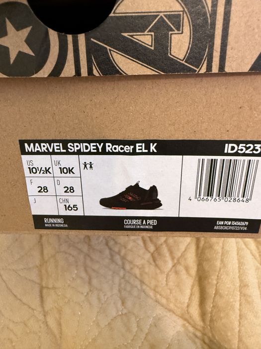 Кроссовки adidas серия marvel Spider-Man