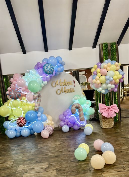 Decor din baloane/oglinda foto