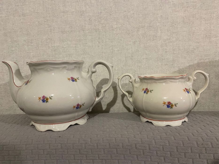 Стар порцелан немски и английски-чаши, чинии, купи, чайници и други