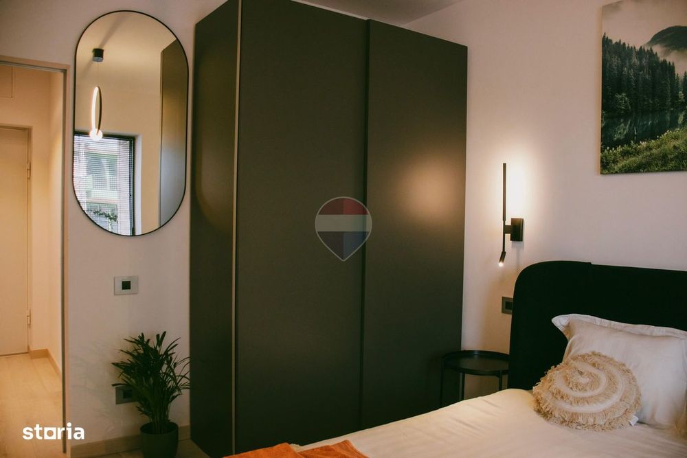 Apartament Modern cu Grădină Privată 45mp în The Lake Home Sibiu