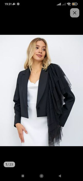 Пиджак укороченный