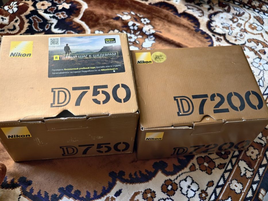 Оригинальные коррбки Nikon D750 nikon D7200