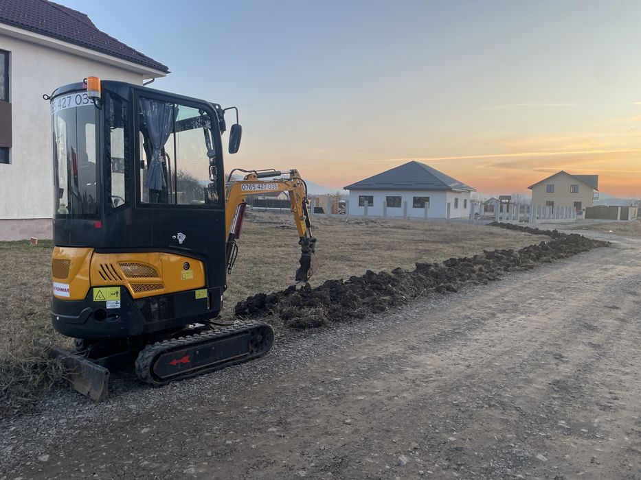 Execut sapaturi/lucrari /inchiriez cu miniexcavator