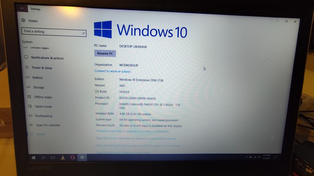 Laptop Lenovo ideapad 330