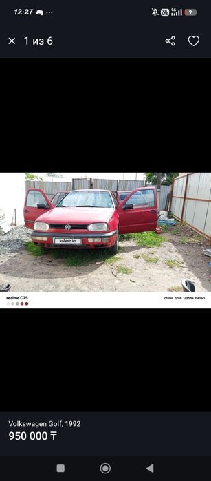 Продам гольф 3 моно 1.8