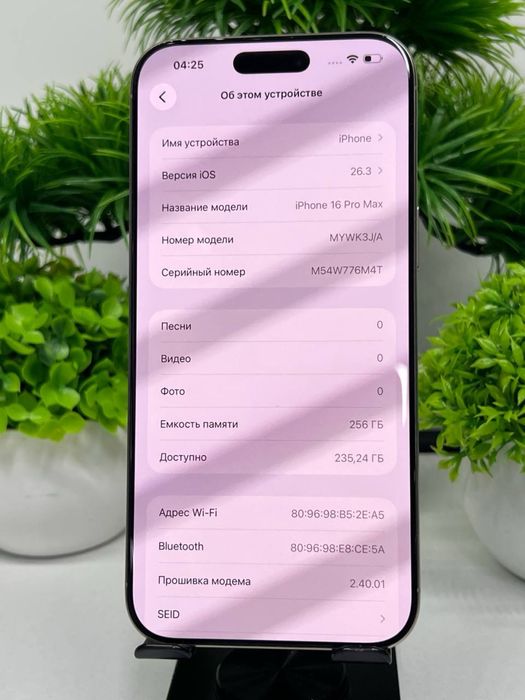 1Phone 16 Pro Max 256gb