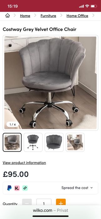 Scaun de birou reglabil/rotativ