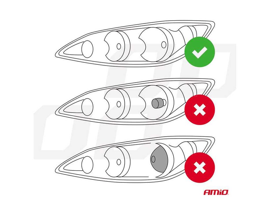 Крушки H4/H19 AMIO PL LED 60W 9-32V 6000K