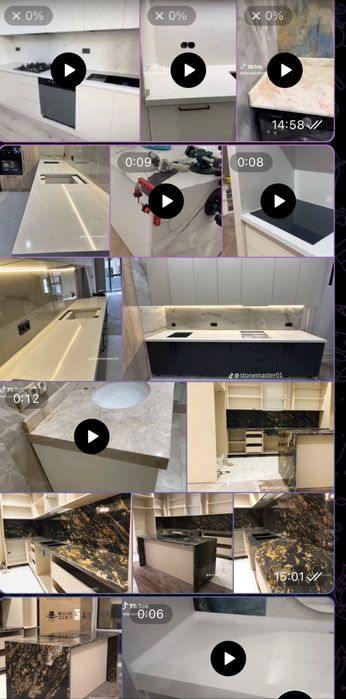 Кварц агломерат столешница