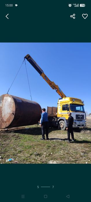 Услуга манипулятора 10 т. Шаланда