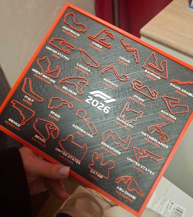 3D карта на пистите от F1