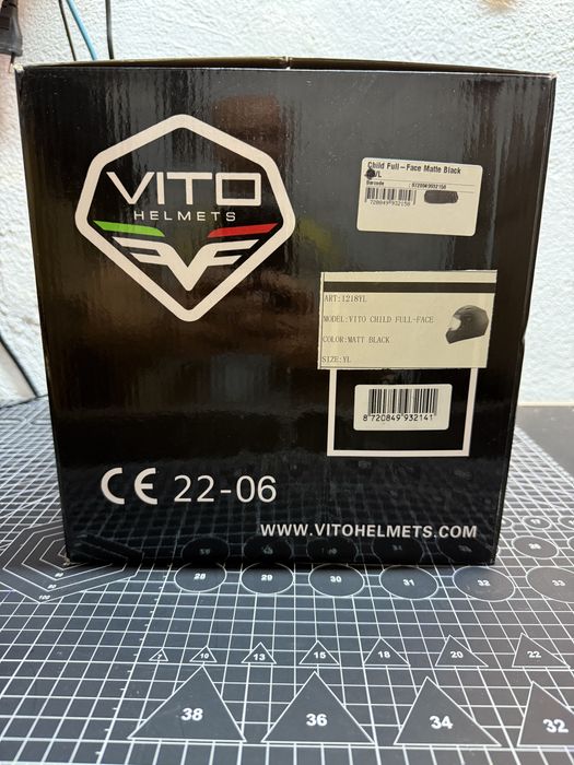 Casca moto model Vito Child Full-Face marime YL 51-52 cm