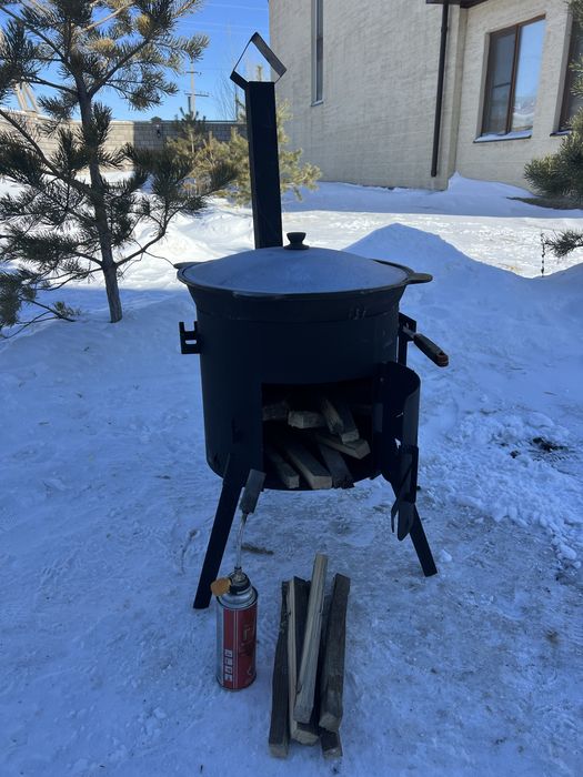 Казан Ошак Очаг Чугунный Дюраль