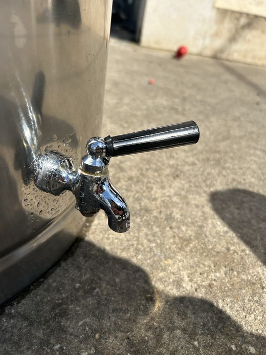 Инокс съд 50L с кран и филтър | за бира, вино, раки | неръждаем