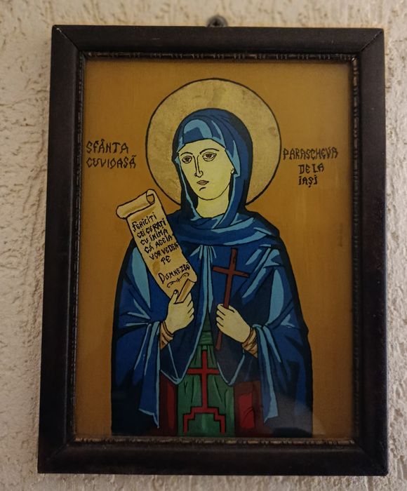 Icoana  pe sticla
